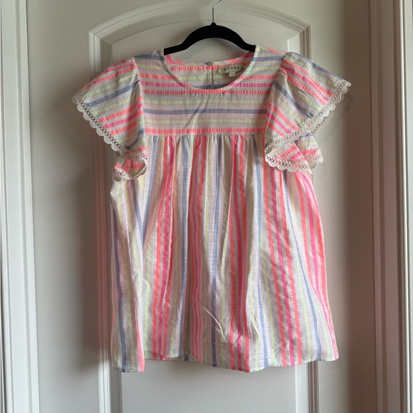 NWOT Pink and Blue Striped Coordinated Set - Picture 2 of 6